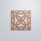 Ekena Millwork Large Baytown Decorative Fretwork Wood Wall Panels, Wood (Paint Grade), 23 3/8"W x 23 3/8"H x 3/8"T WALW24X24X0375BYTMF - alternate 6